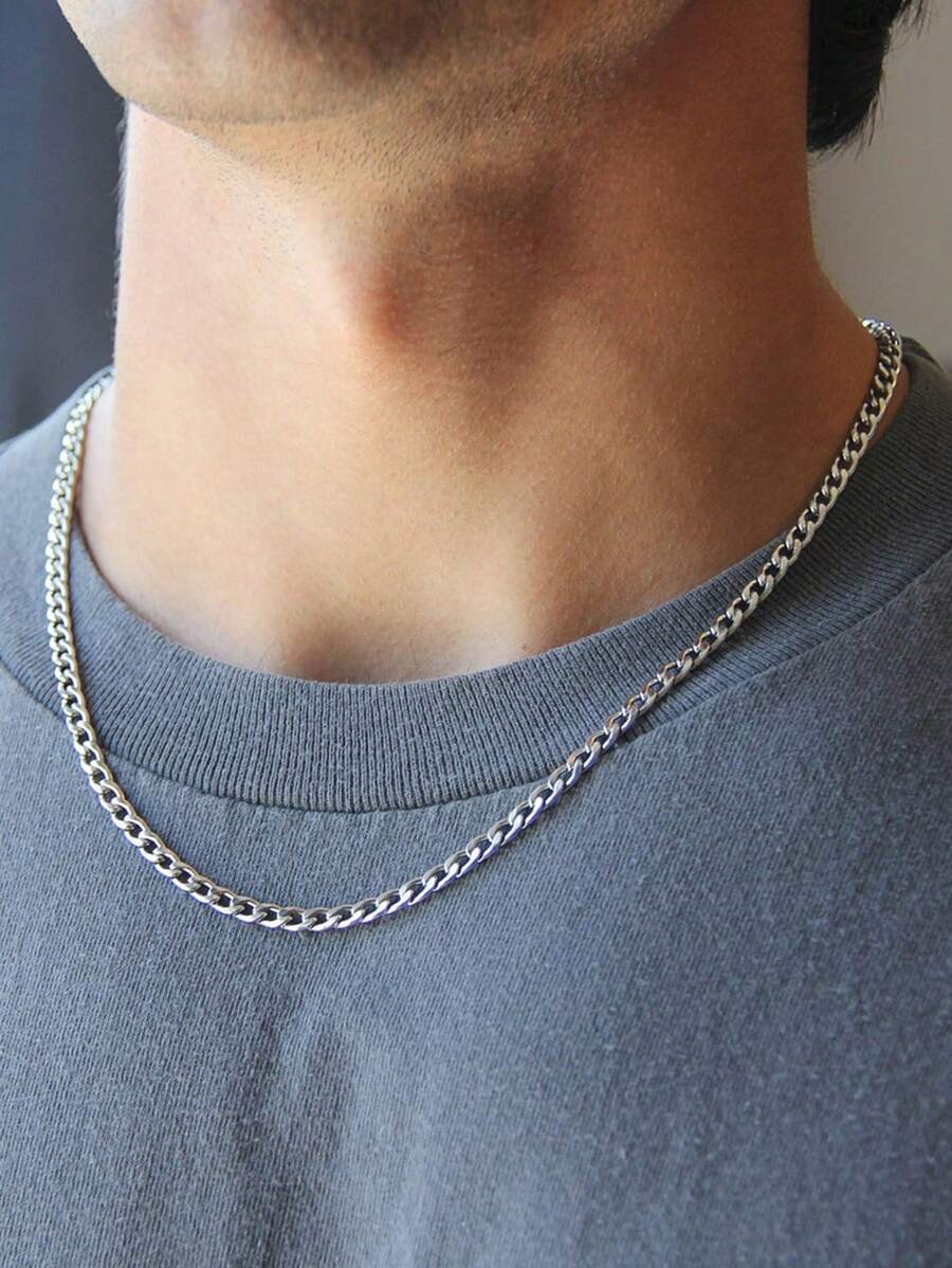 Fashion Men's Lock Chain Necklace