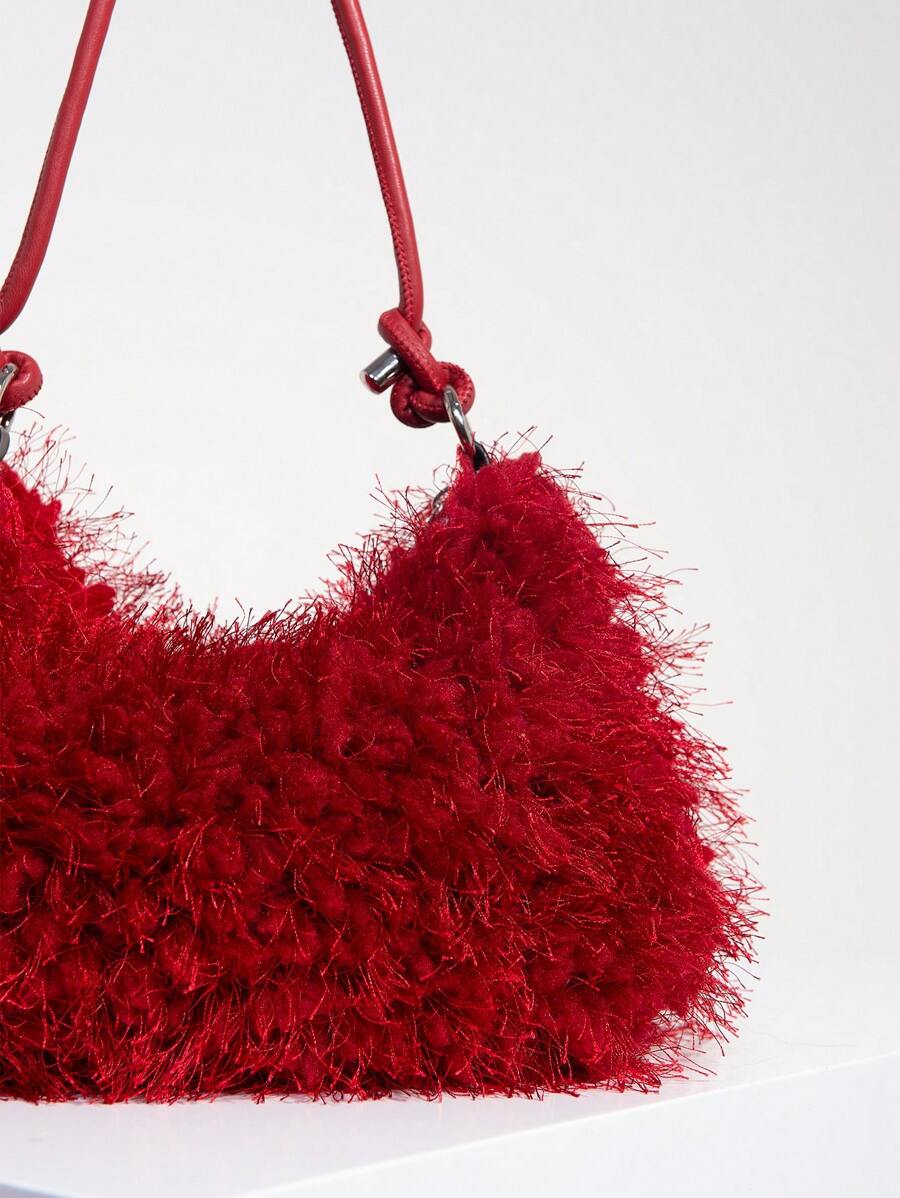 Random Pattern Shoulder Bag, Sequin Bag