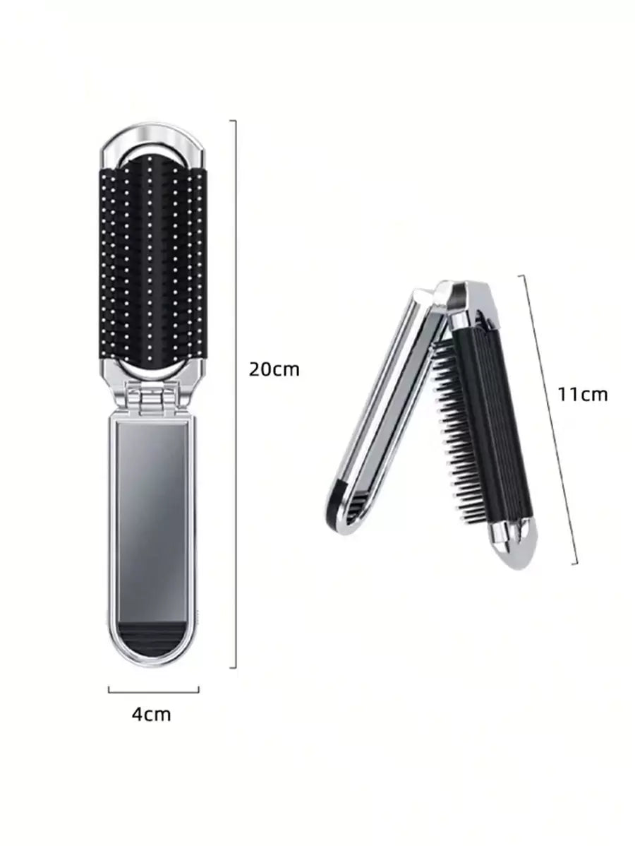 X Milania 1pc Foldable Comb - Cream Color