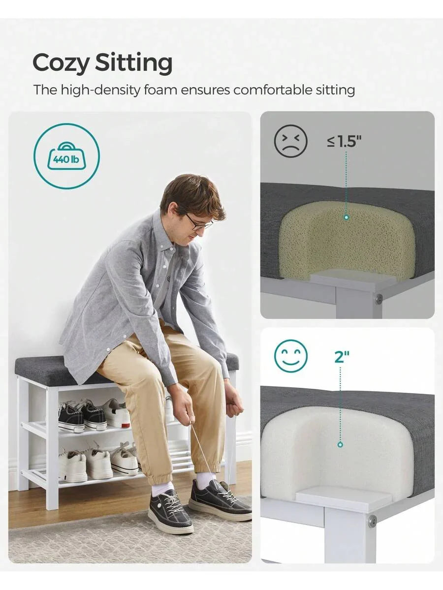 SONGMICS Shoe Bench