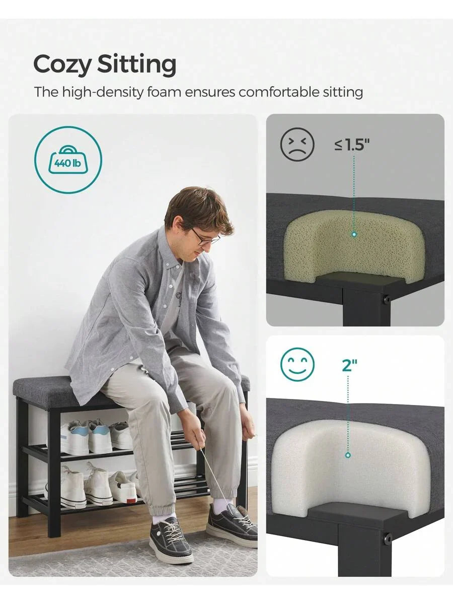 SONGMICS Shoe Bench