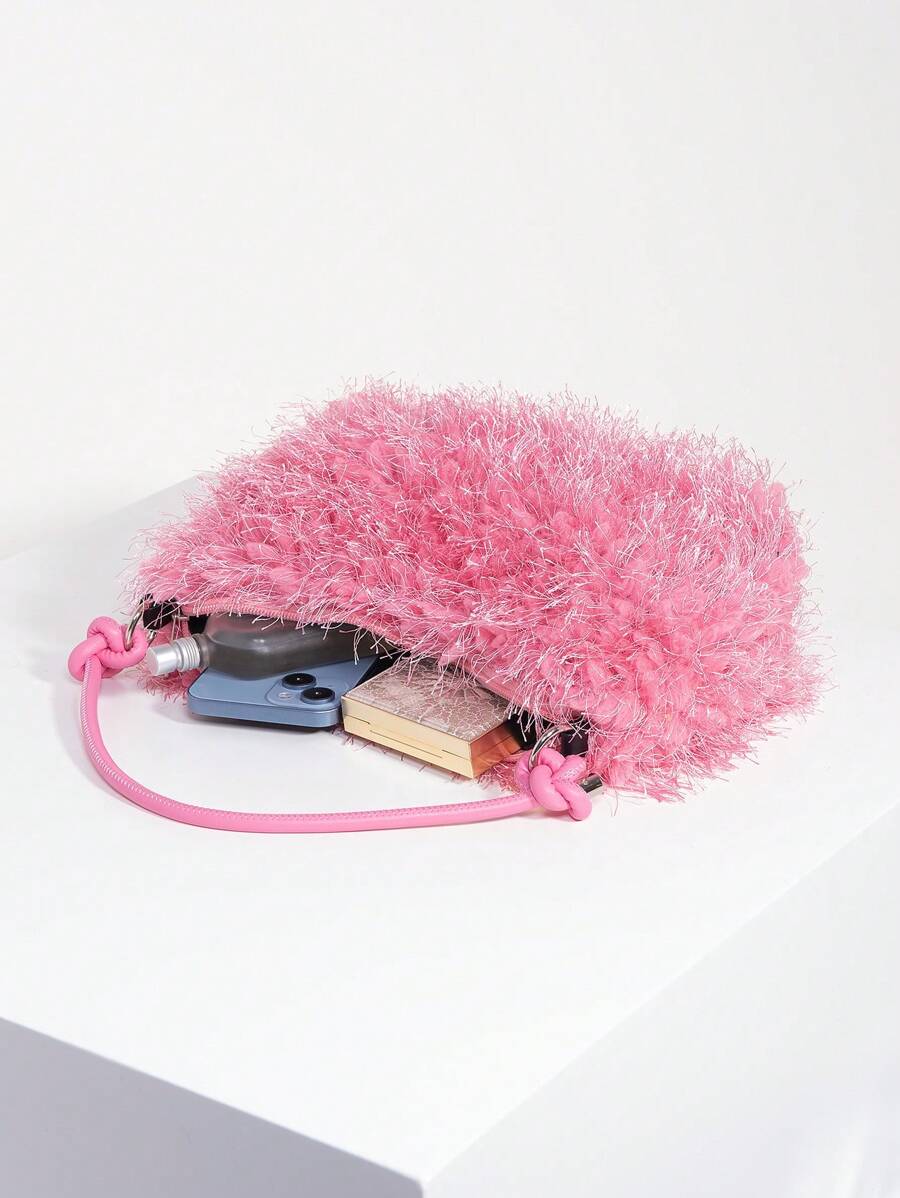 Random Pattern Shoulder Bag, Sequin Bag