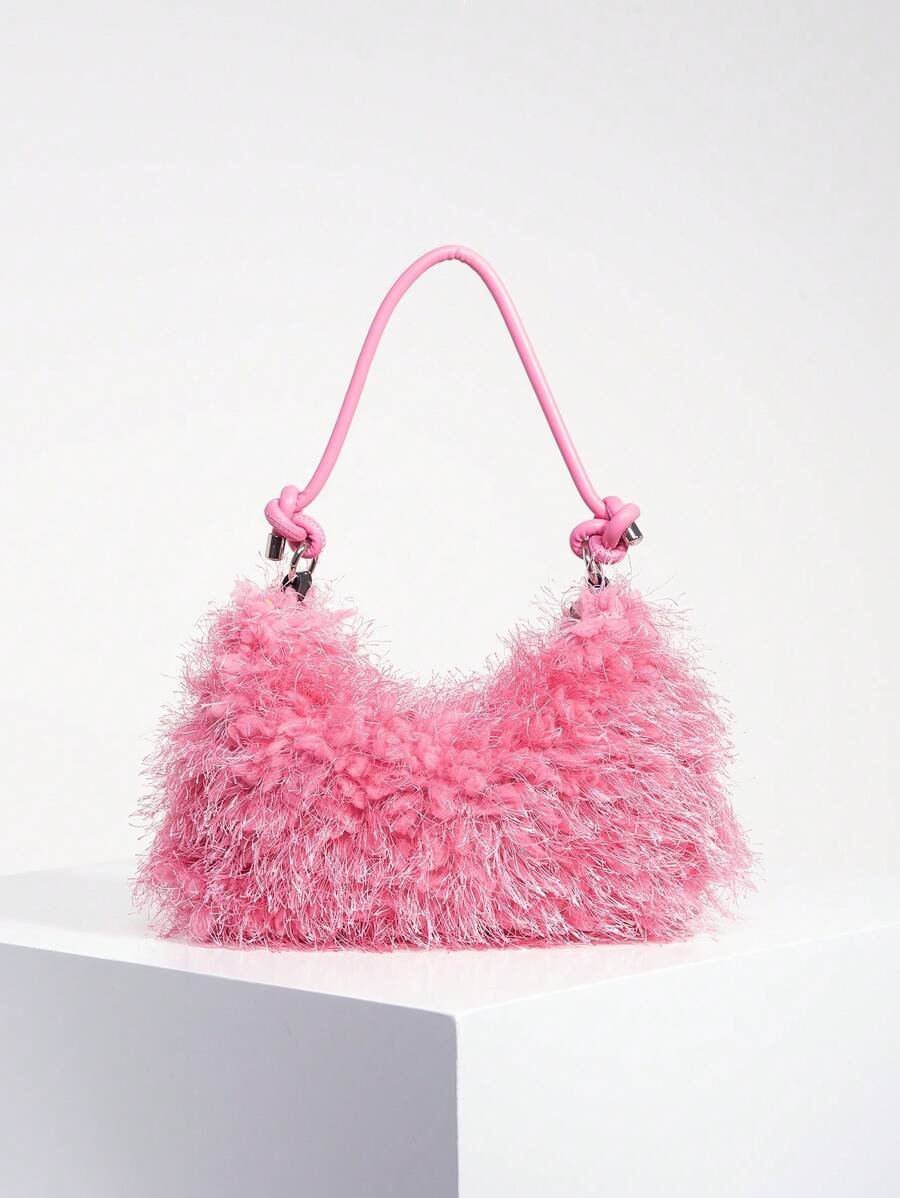 Random Pattern Shoulder Bag, Sequin Bag
