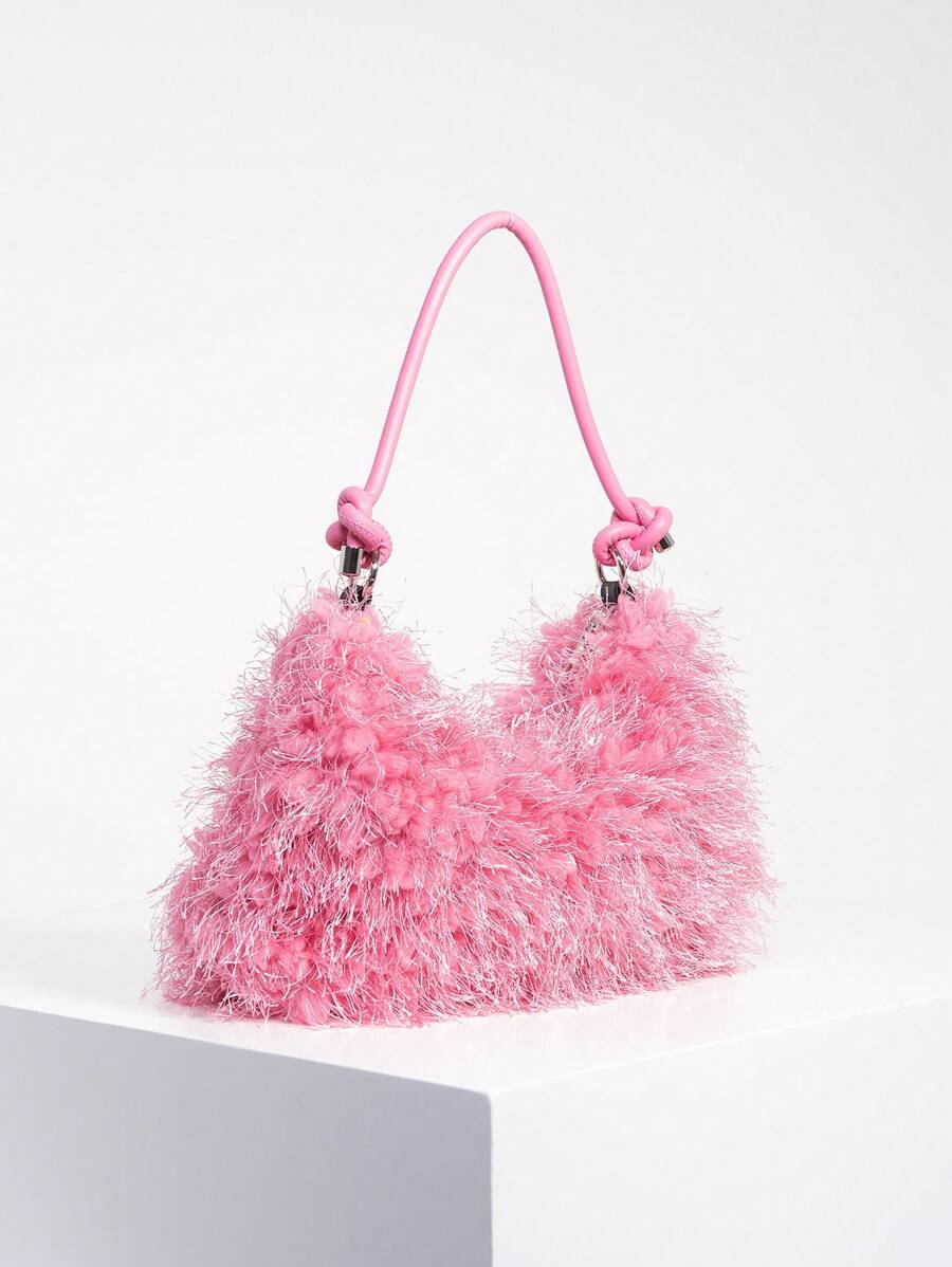 Random Pattern Shoulder Bag, Sequin Bag