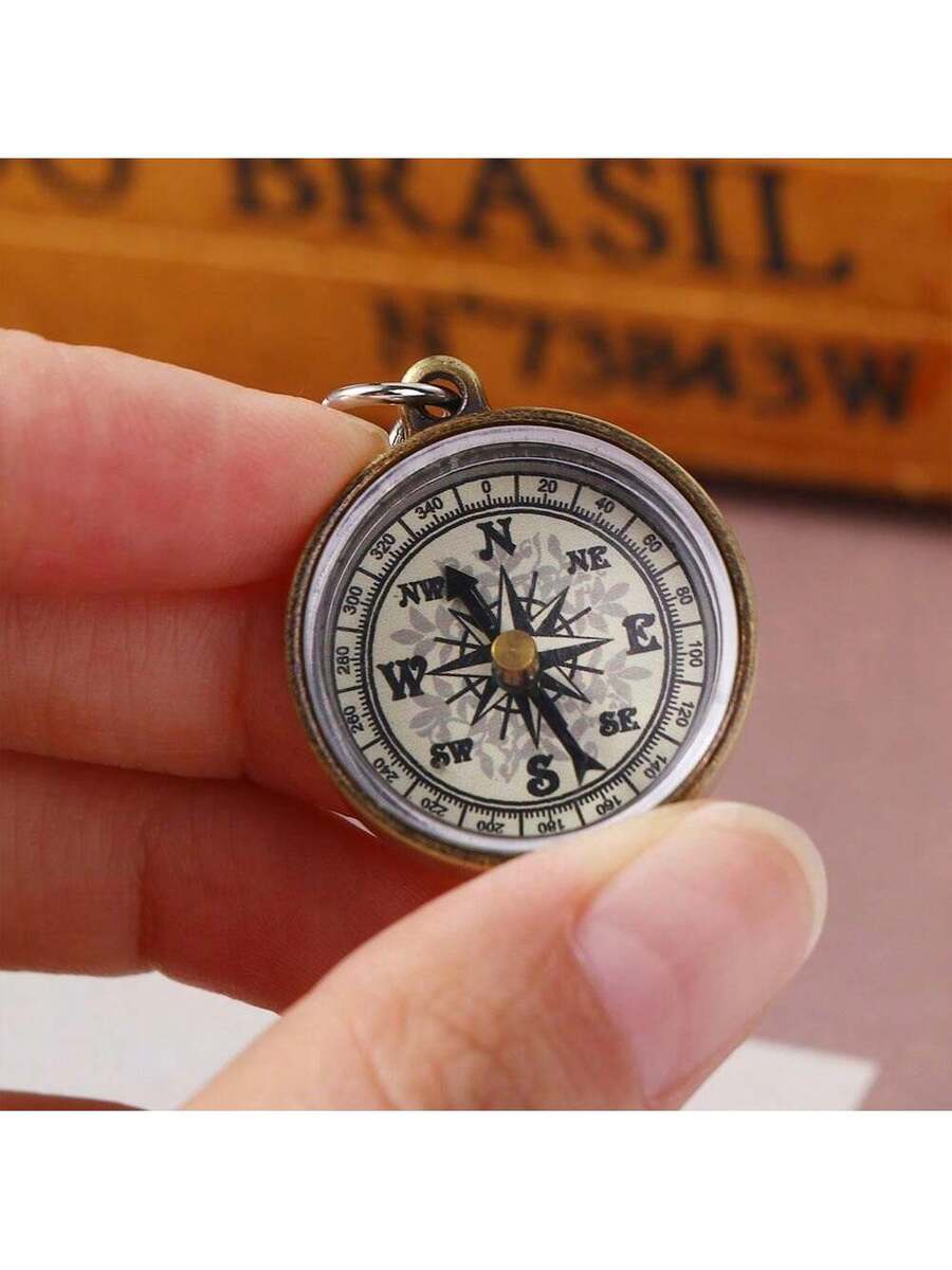Mini Compass Vintage Survival Zinc Alloy Pocket Compass