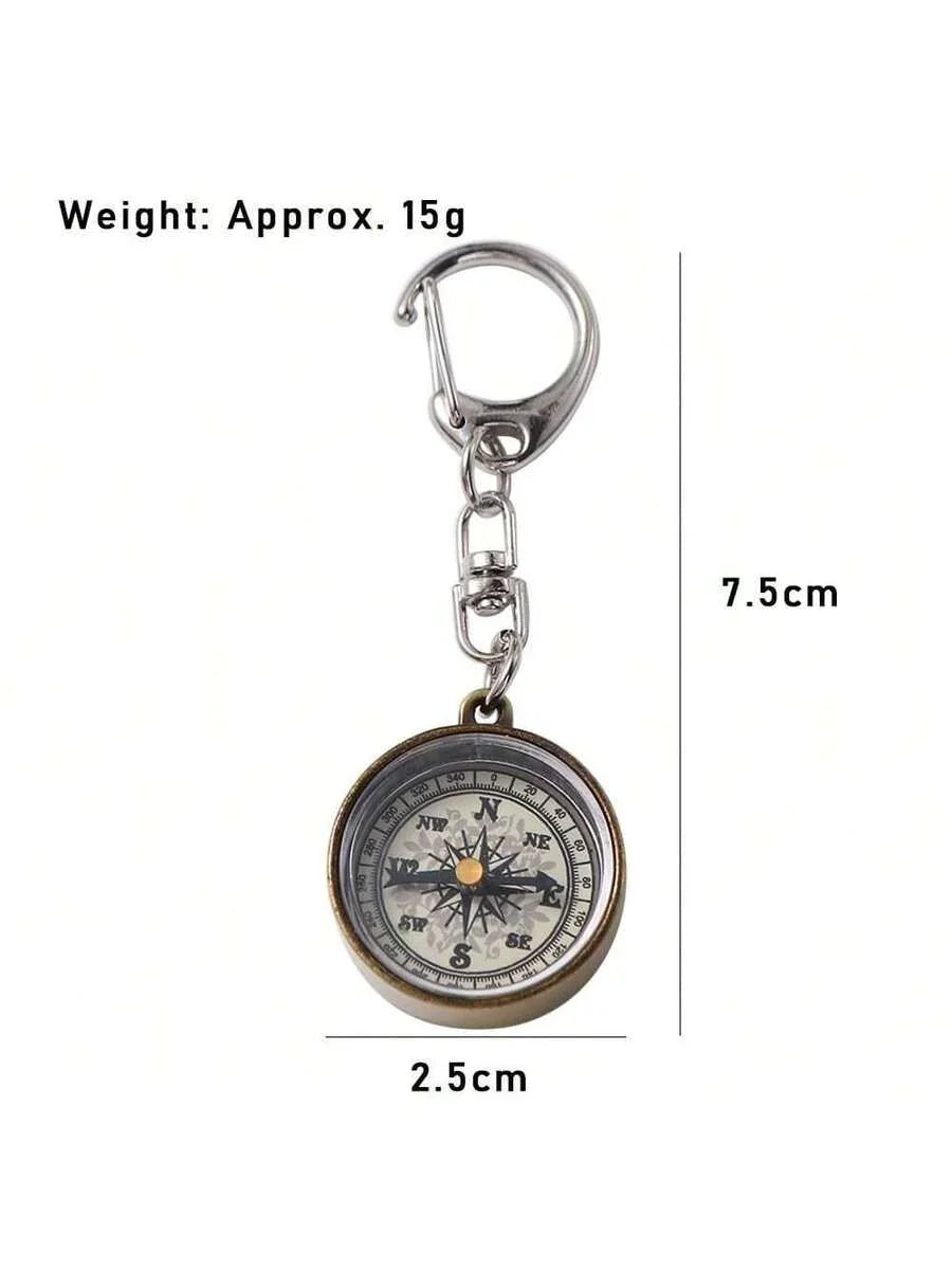 Mini Compass Vintage Survival Zinc Alloy Pocket Compass
