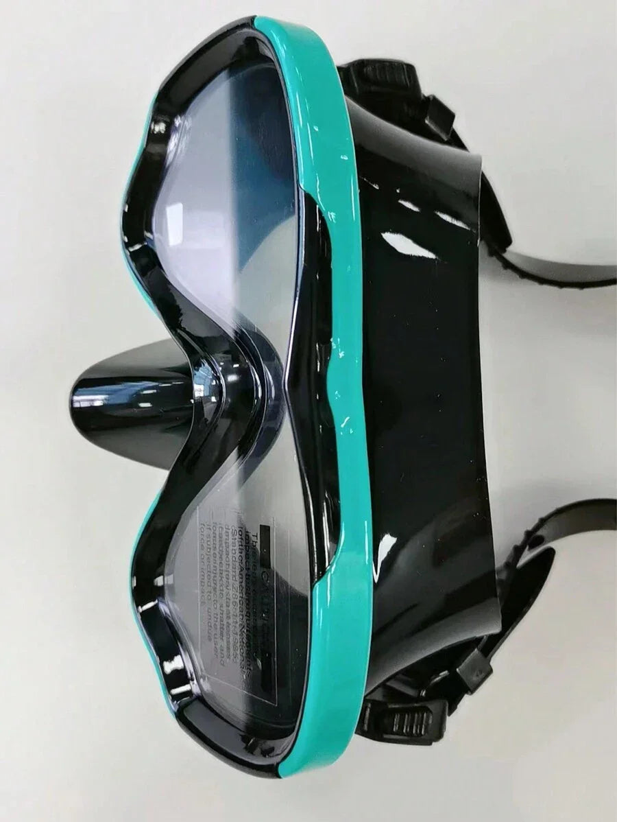 Adult Scuba Diving Mask, Tempered Glass One-Piece Mask