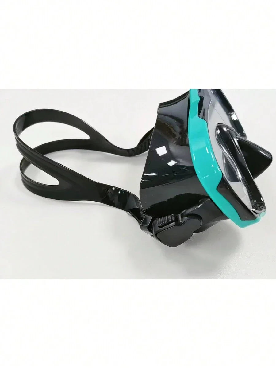 Adult Scuba Diving Mask, Tempered Glass One-Piece Mask