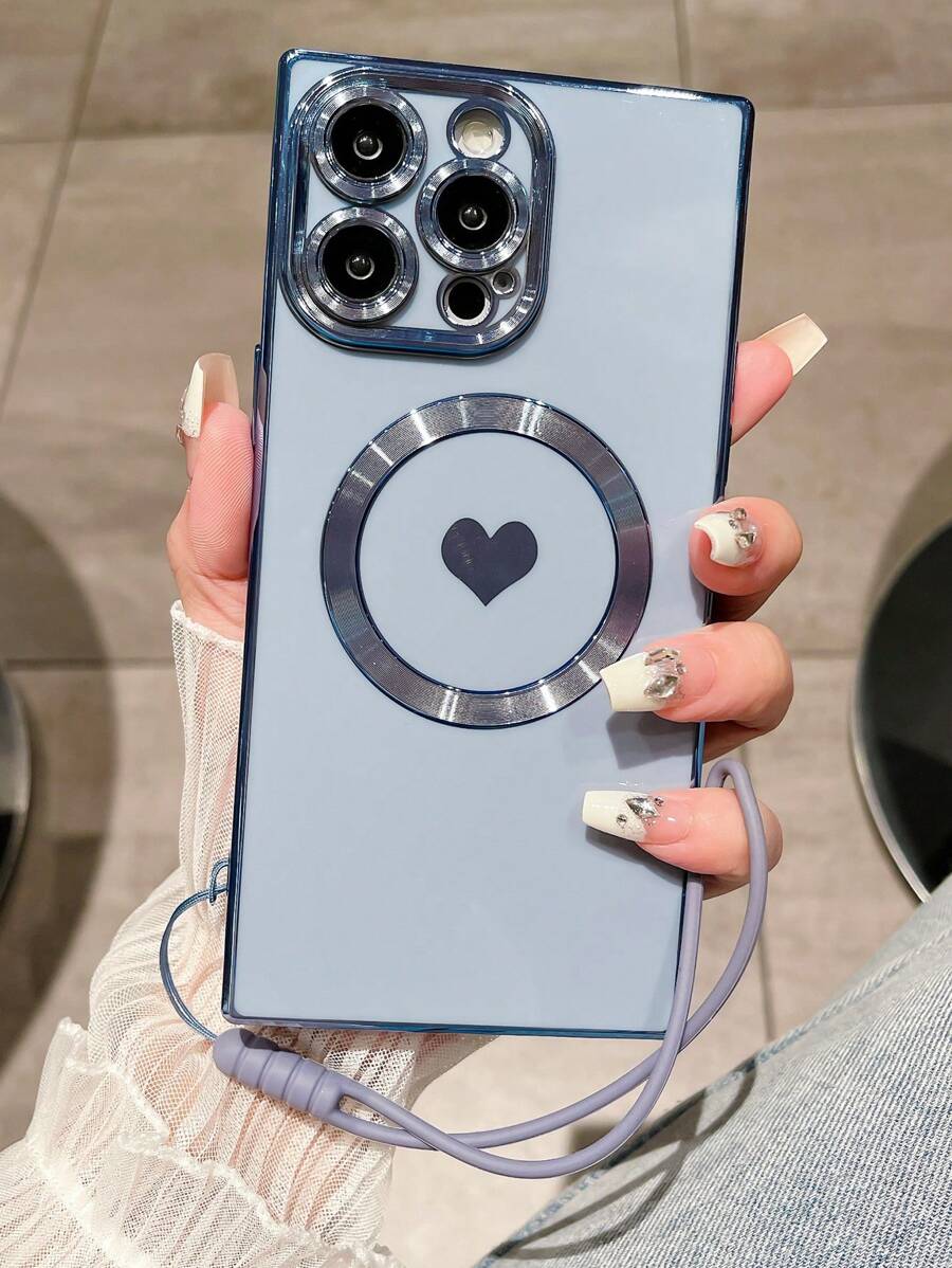 White Heart Pattern Fashion Phone Cases