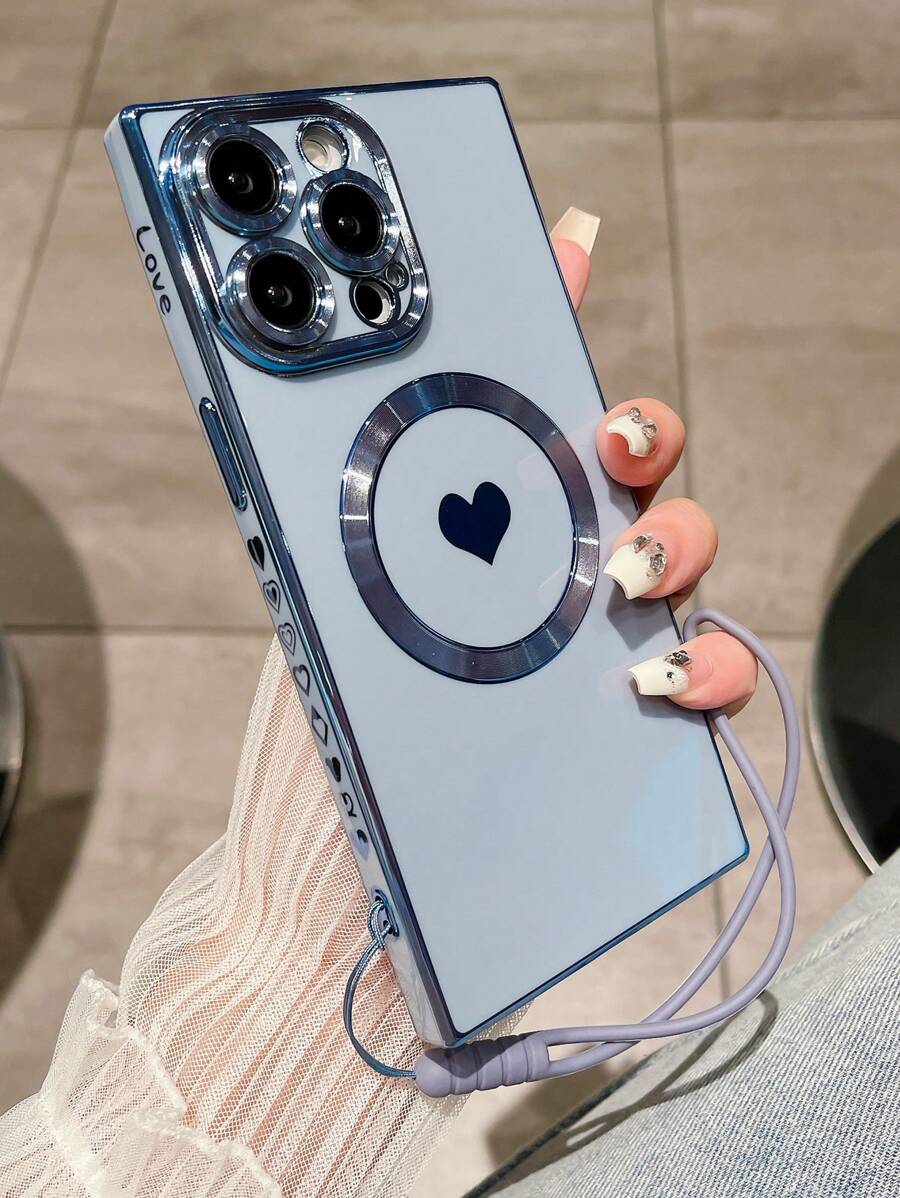 White Heart Pattern Fashion Phone Cases