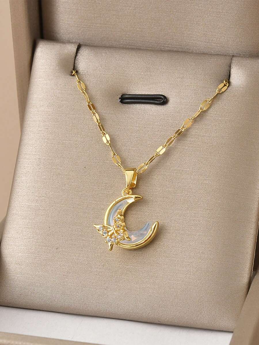 1pc Fashionable Starry Sky, Butterfly
