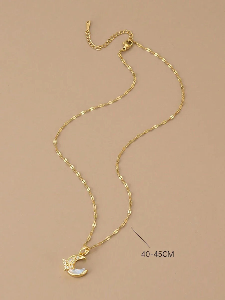 1pc Fashionable Starry Sky, Butterfly