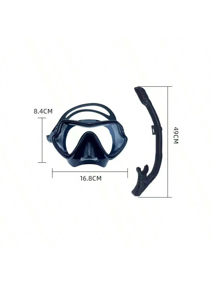 1 Set Adult Snorkeling Equipment, Full Face Snorkel Mask