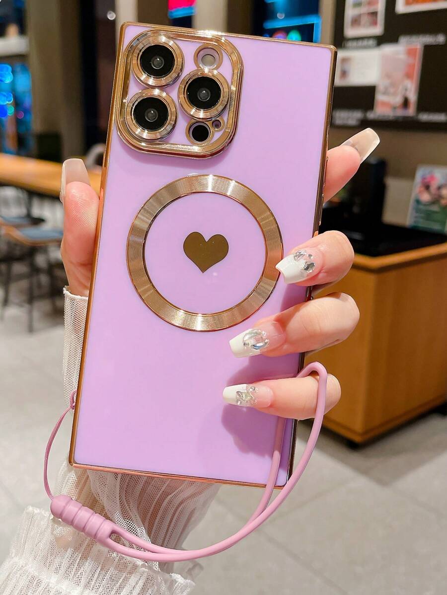 White Heart Pattern Fashion Phone Cases