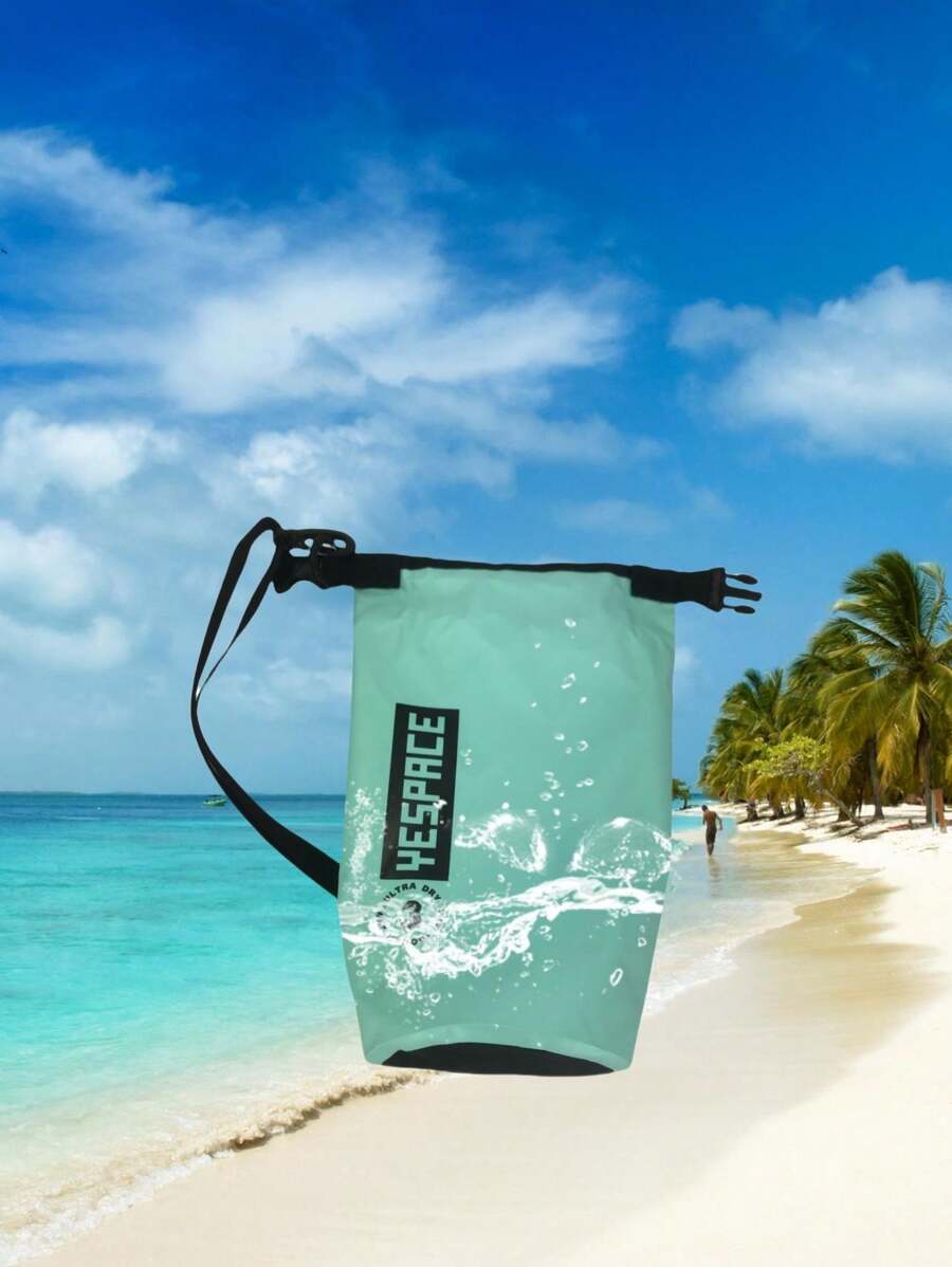 YESPACE Waterproof PVC Dry Bag Backpack With Mesh Pocket