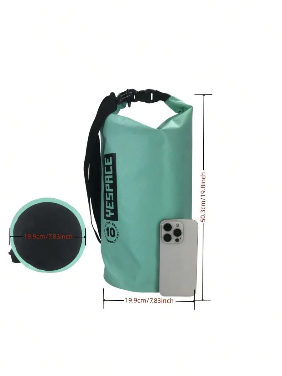 YESPACE Waterproof PVC Dry Bag Backpack With Mesh Pocket