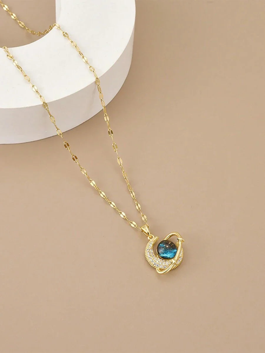 1pc Fashionable Starry Sky, Butterfly