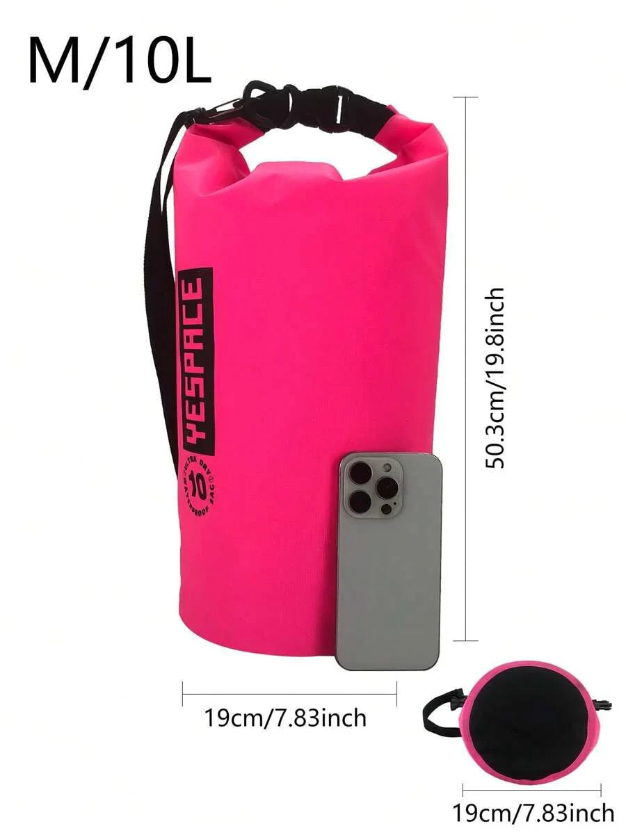 YESPACE Waterproof PVC Dry Bag Backpack With Mesh Pocket