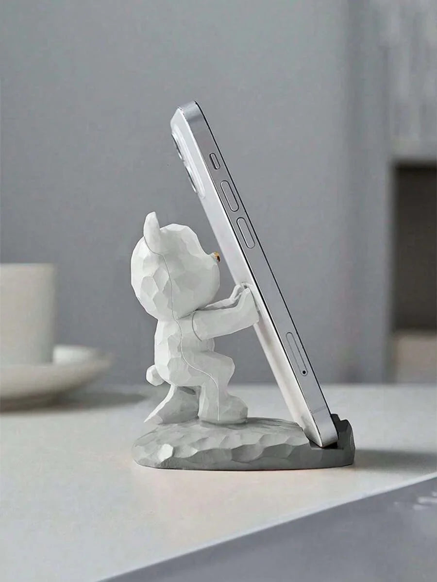 1pc Cute Bear Shape Phone Stand Decoration