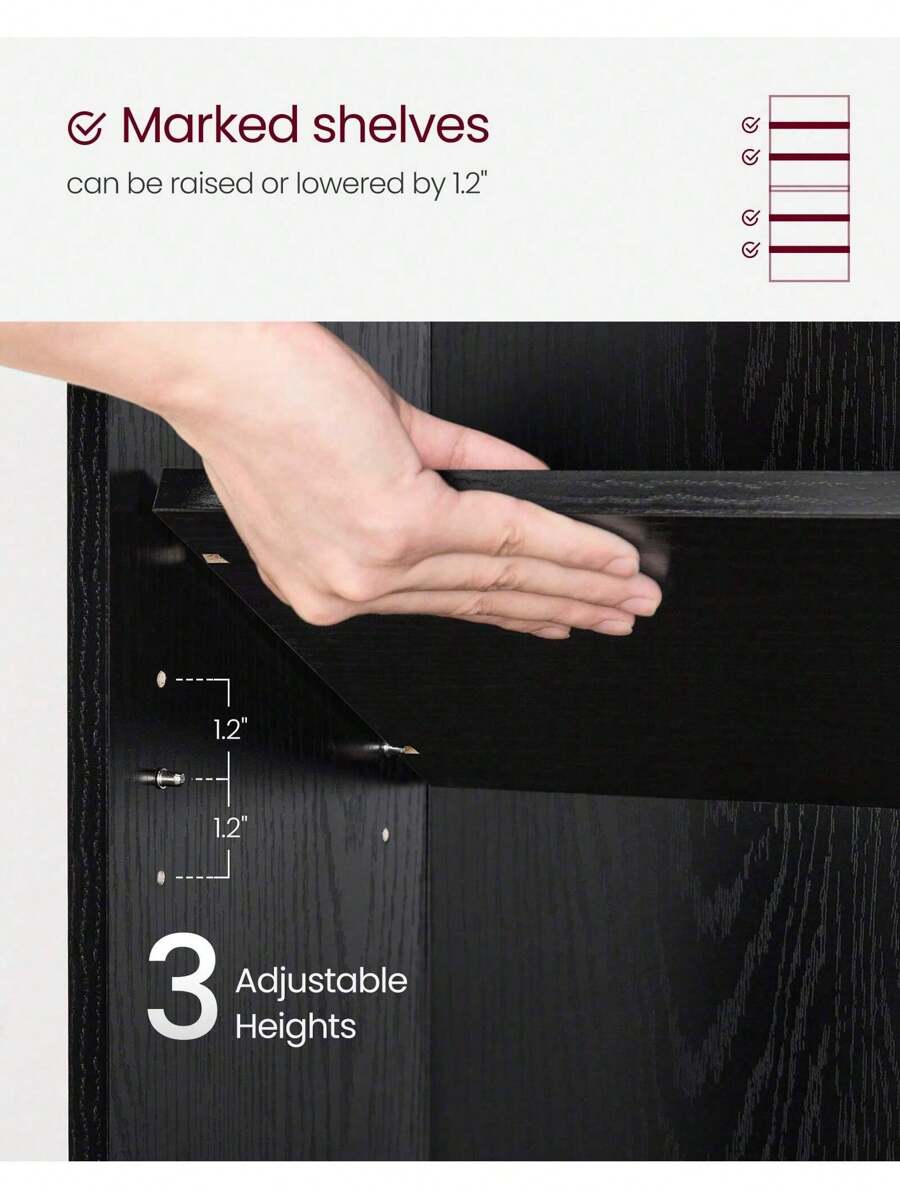 VASAGLE Bookshelf, 6-Tier Bookcase