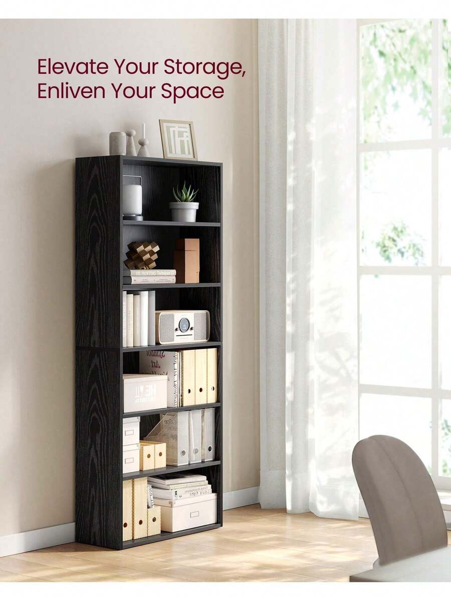 VASAGLE Bookshelf, 6-Tier Bookcase