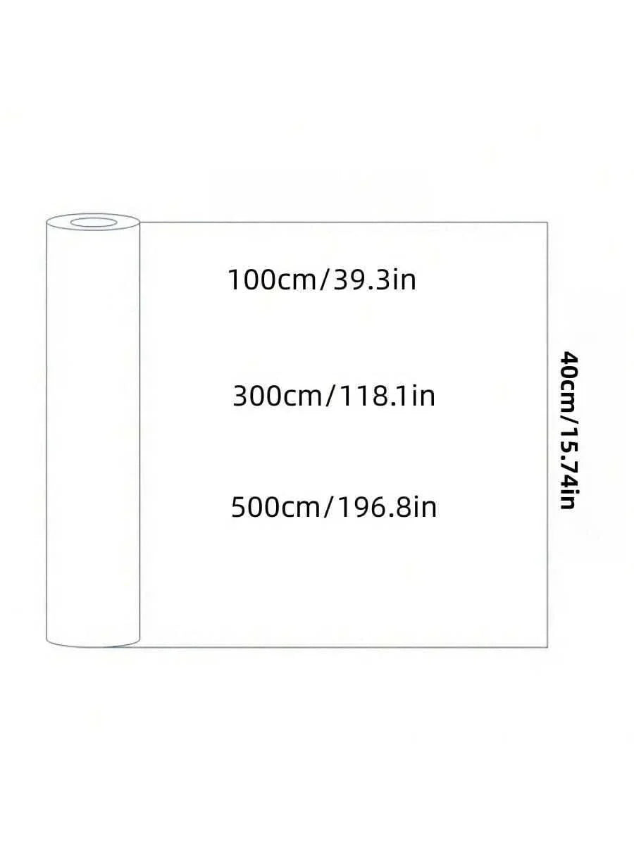 1 Roll Pink/White Glossy Marble Peel And Stick Wallpaper