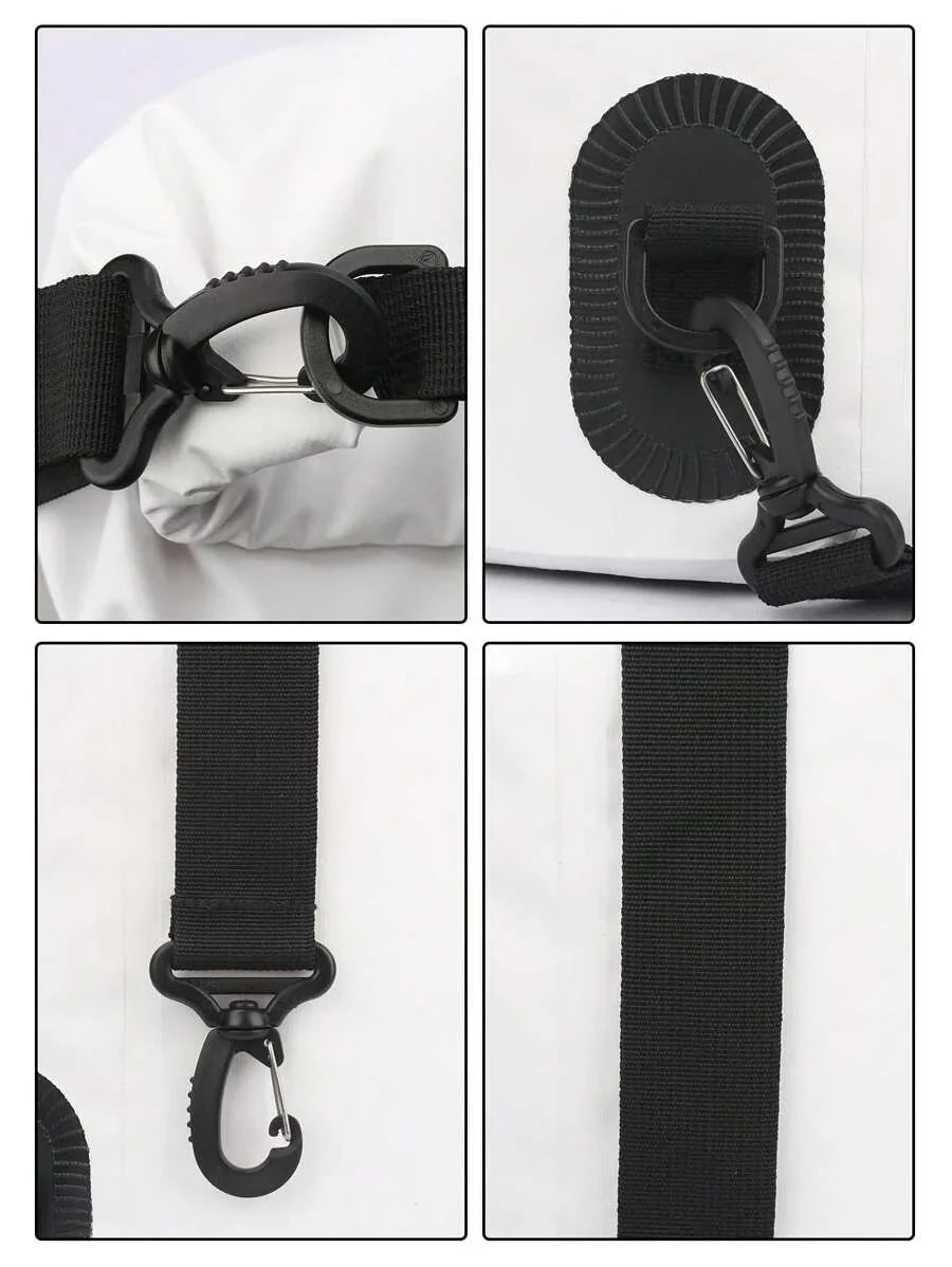 YESPACE Waterproof PVC Dry Bag Backpack With Mesh Pocket