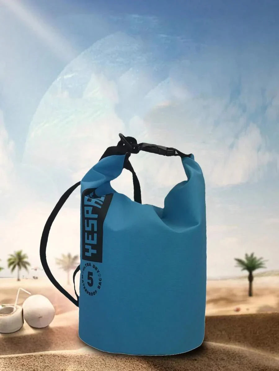 YESPACE Waterproof PVC Dry Bag Backpack With Mesh Pocket