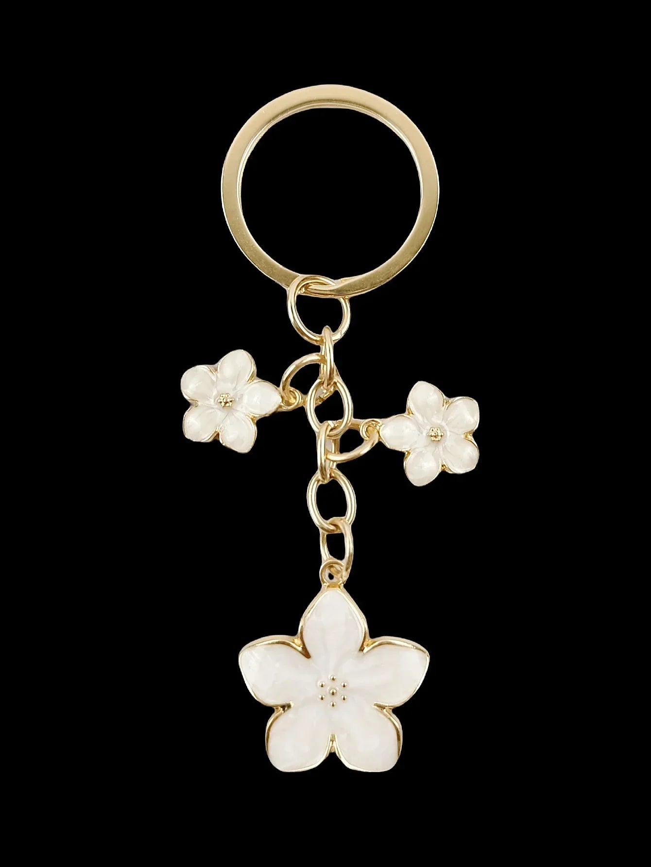 HAILIAN 1pc Sakura Shaped Keychain