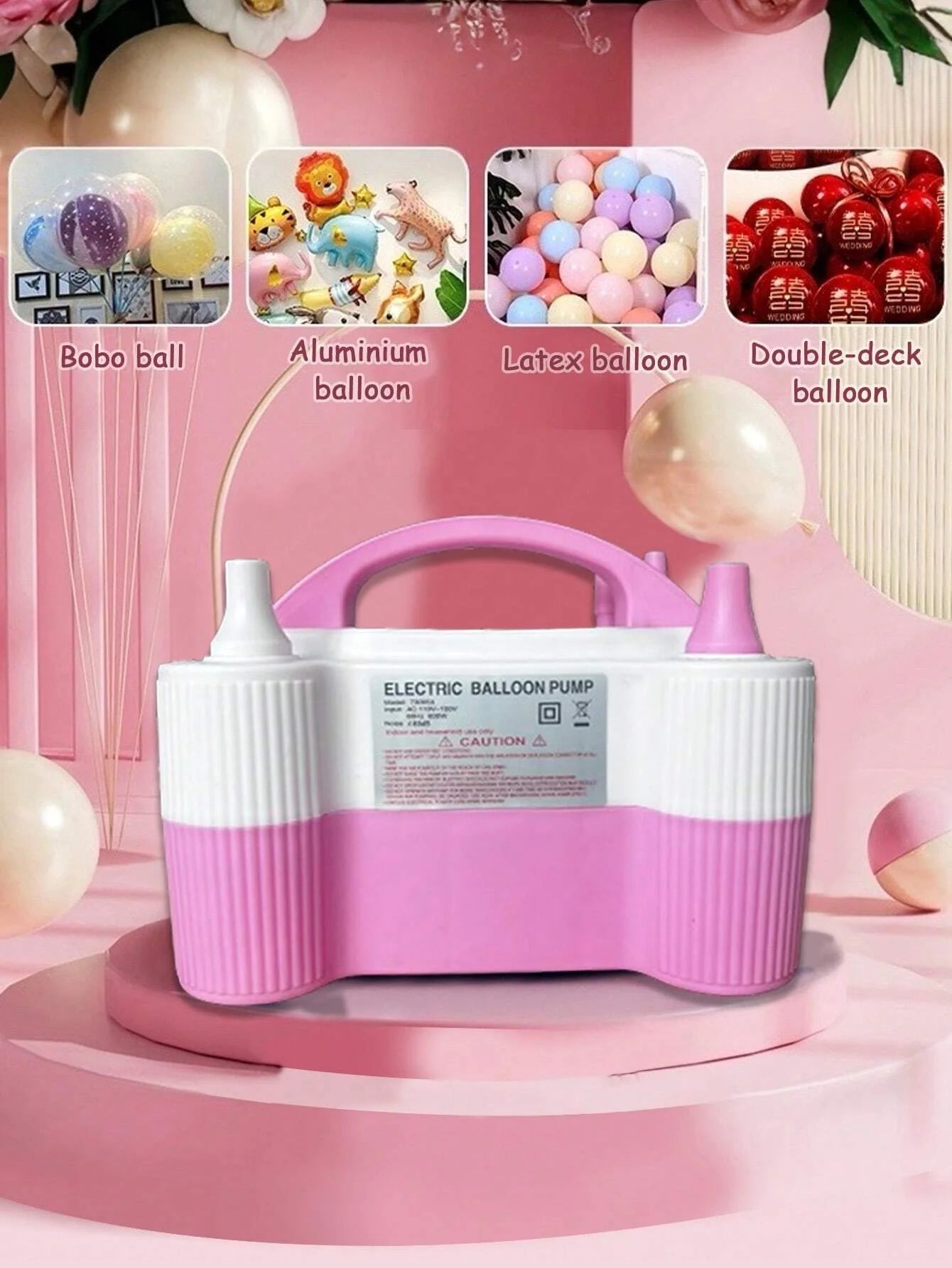 Electric Dual Nozzle Balloon Pump
