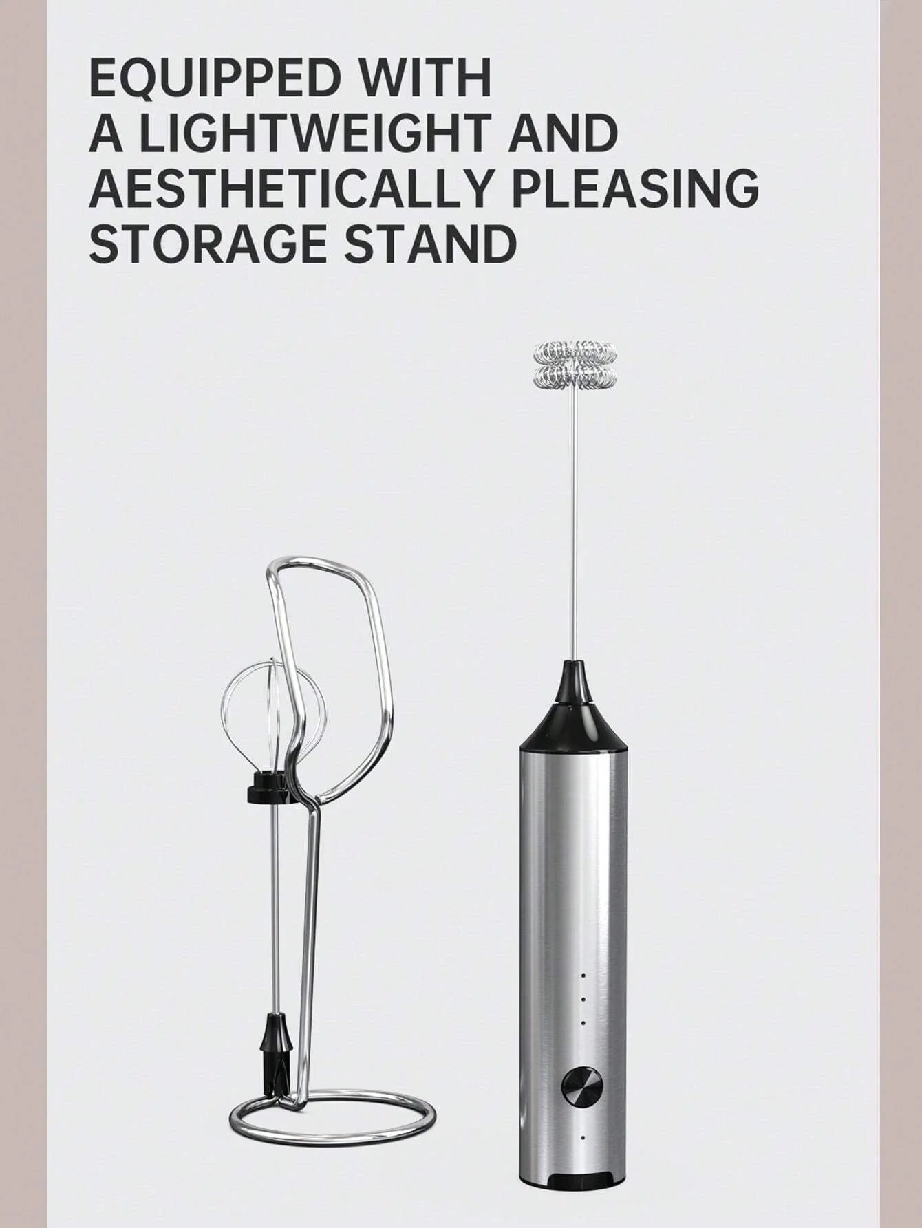CLITON Rechargeable Milk Frother Wand