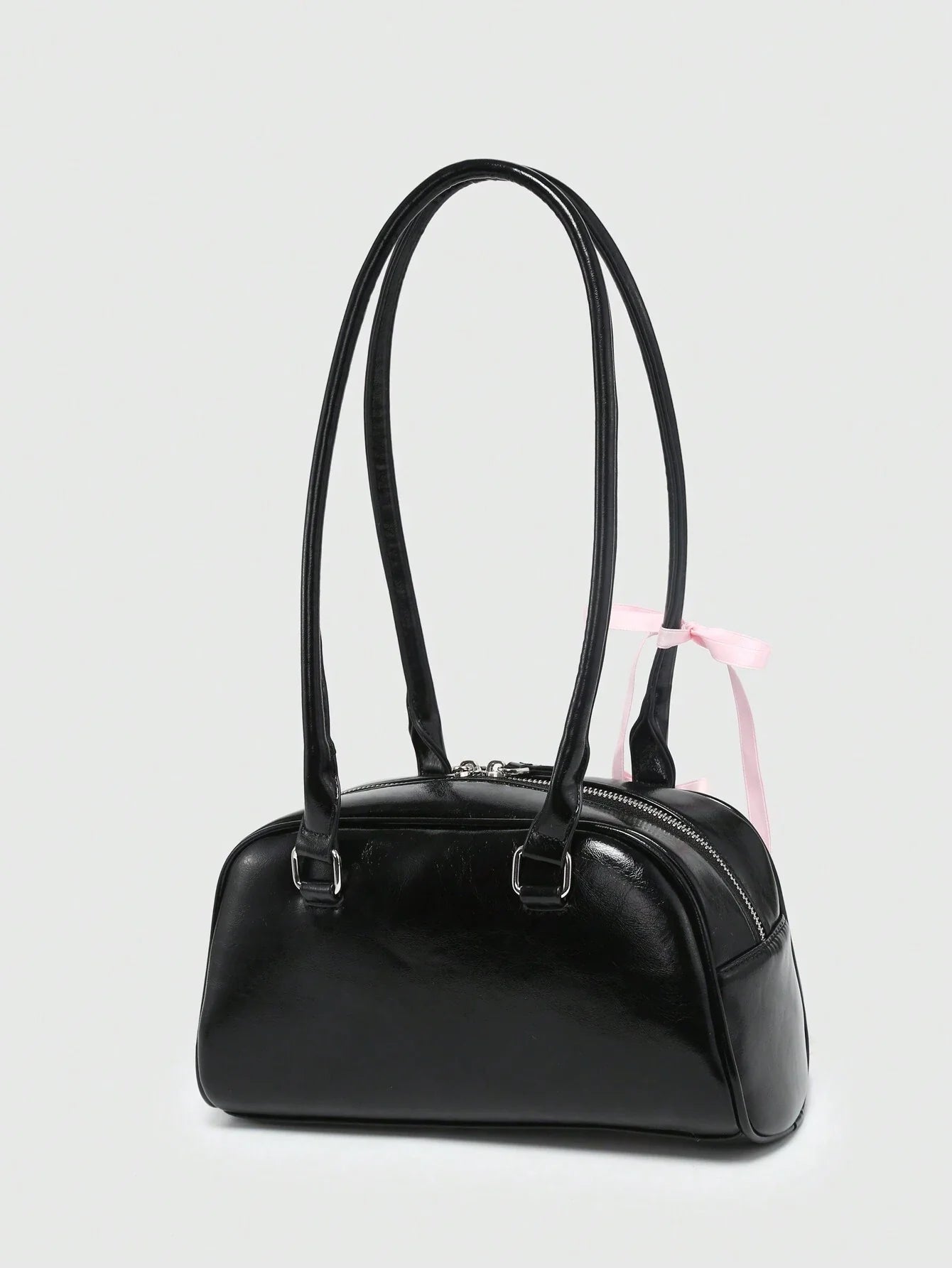 ROMWE Kawaii Plaid Bow Bag
