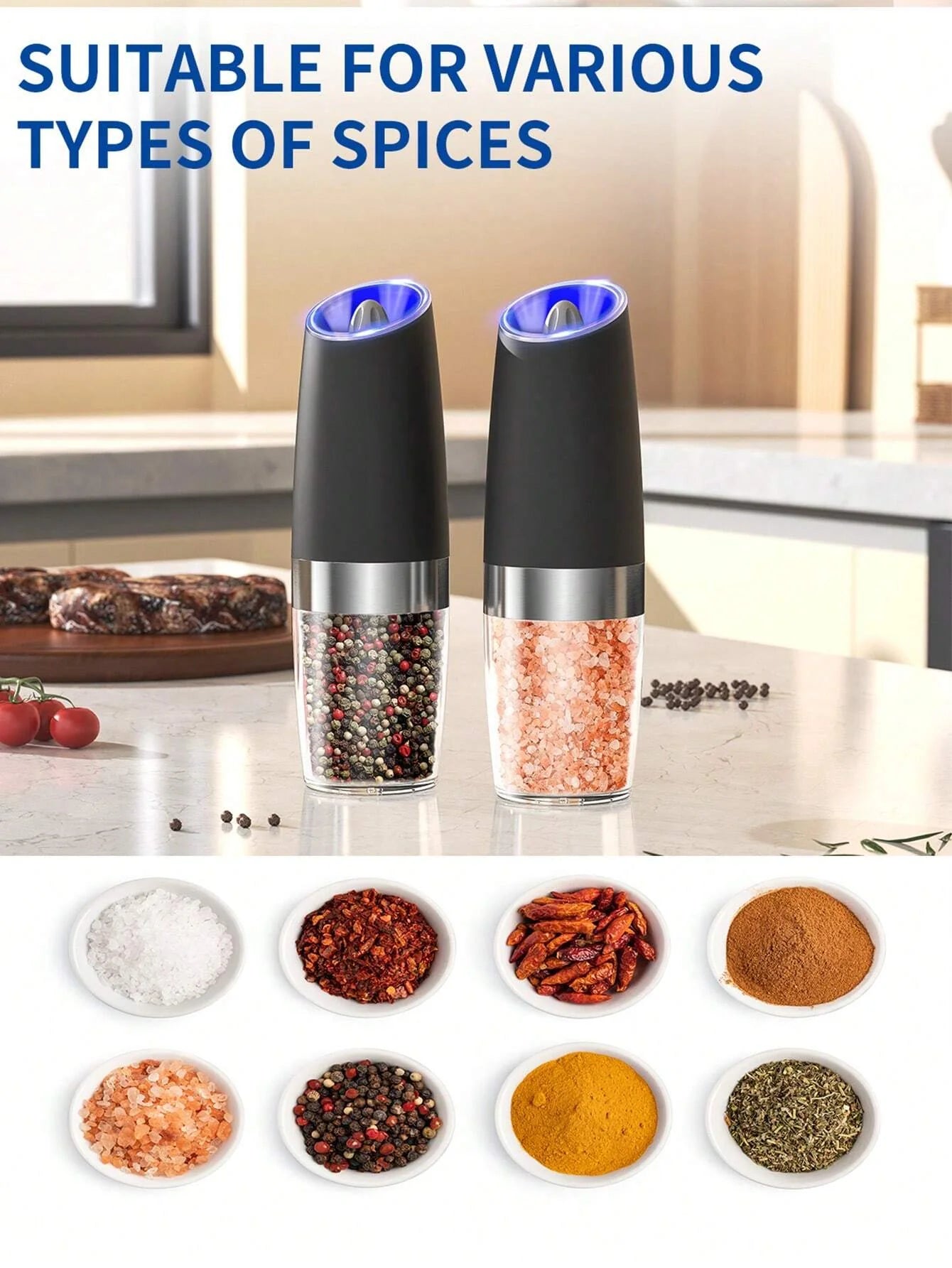 CLITON Gravity Electric Grinder Set