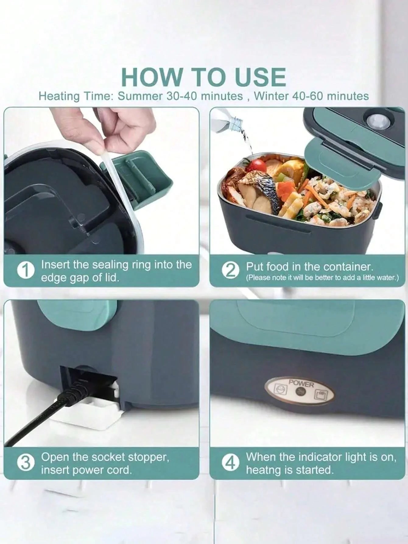 Herrfilk Electric Portable Lunch Box