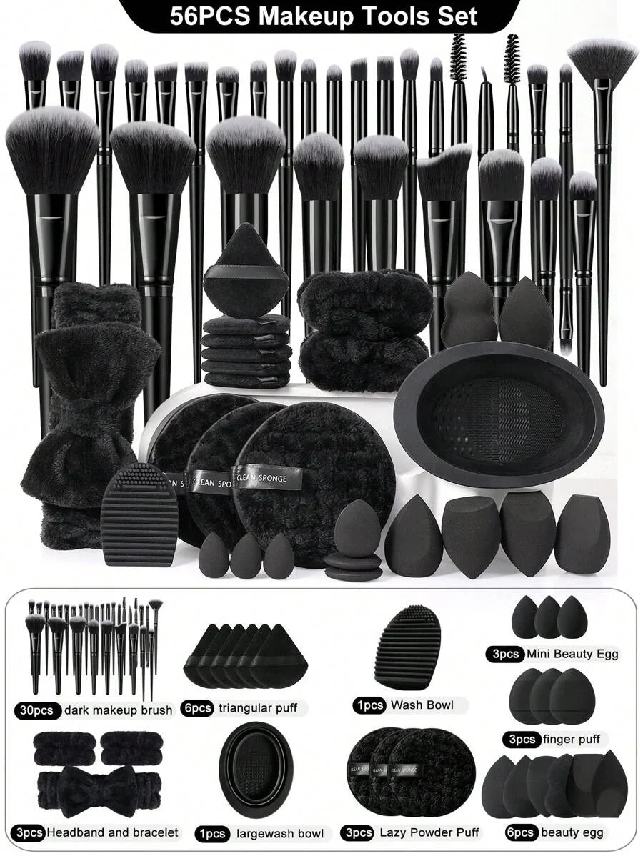 43pcs Makeup Brush Set, Including Eyeshadow Brush
