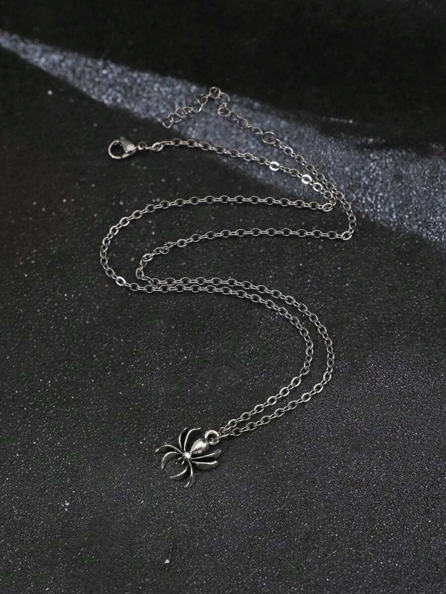 Vintage Gothic Style Rhinestone Cross Necklace