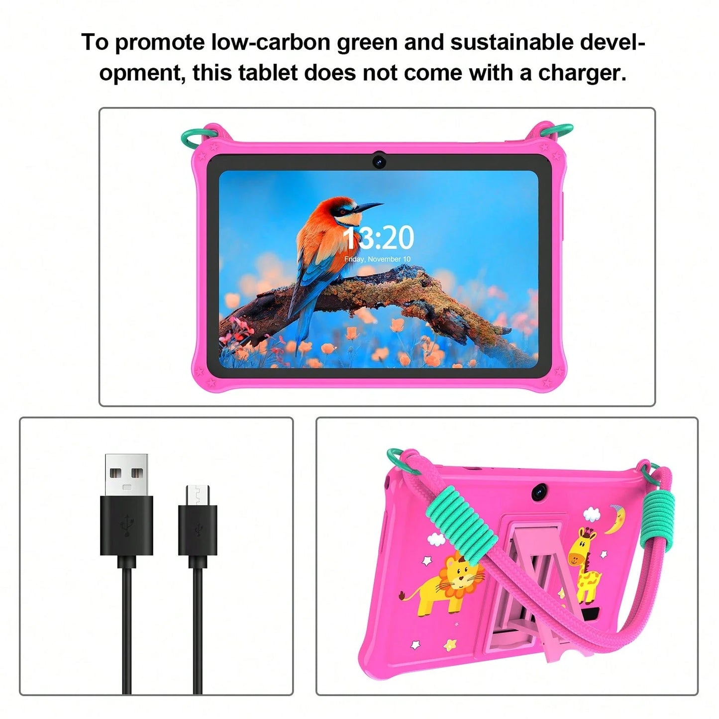 PRITOM 7-Inch Kids Android Tablet