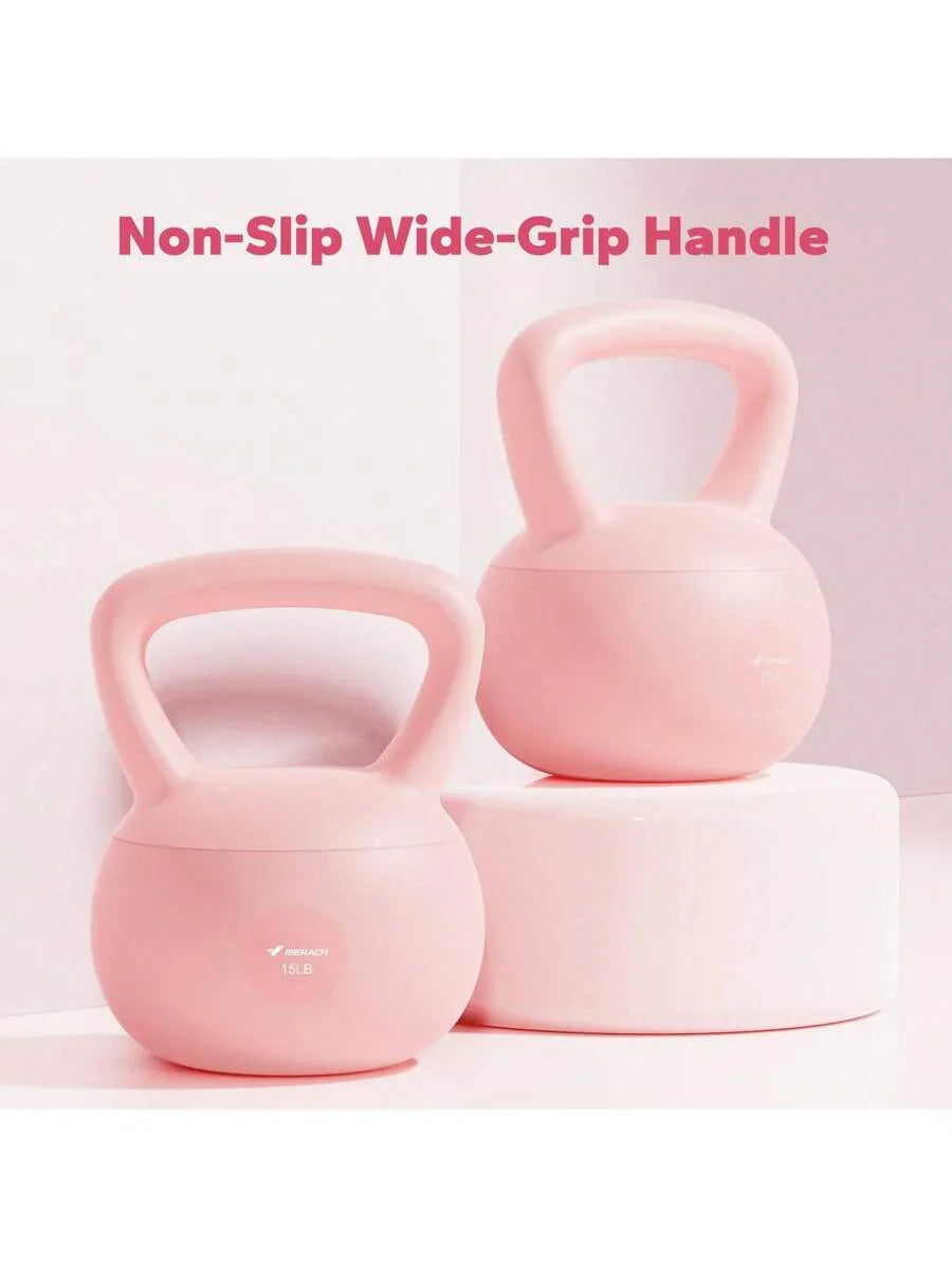 MERACH Soft Kettlebell, Non-Slip Wide-Grip Handle
