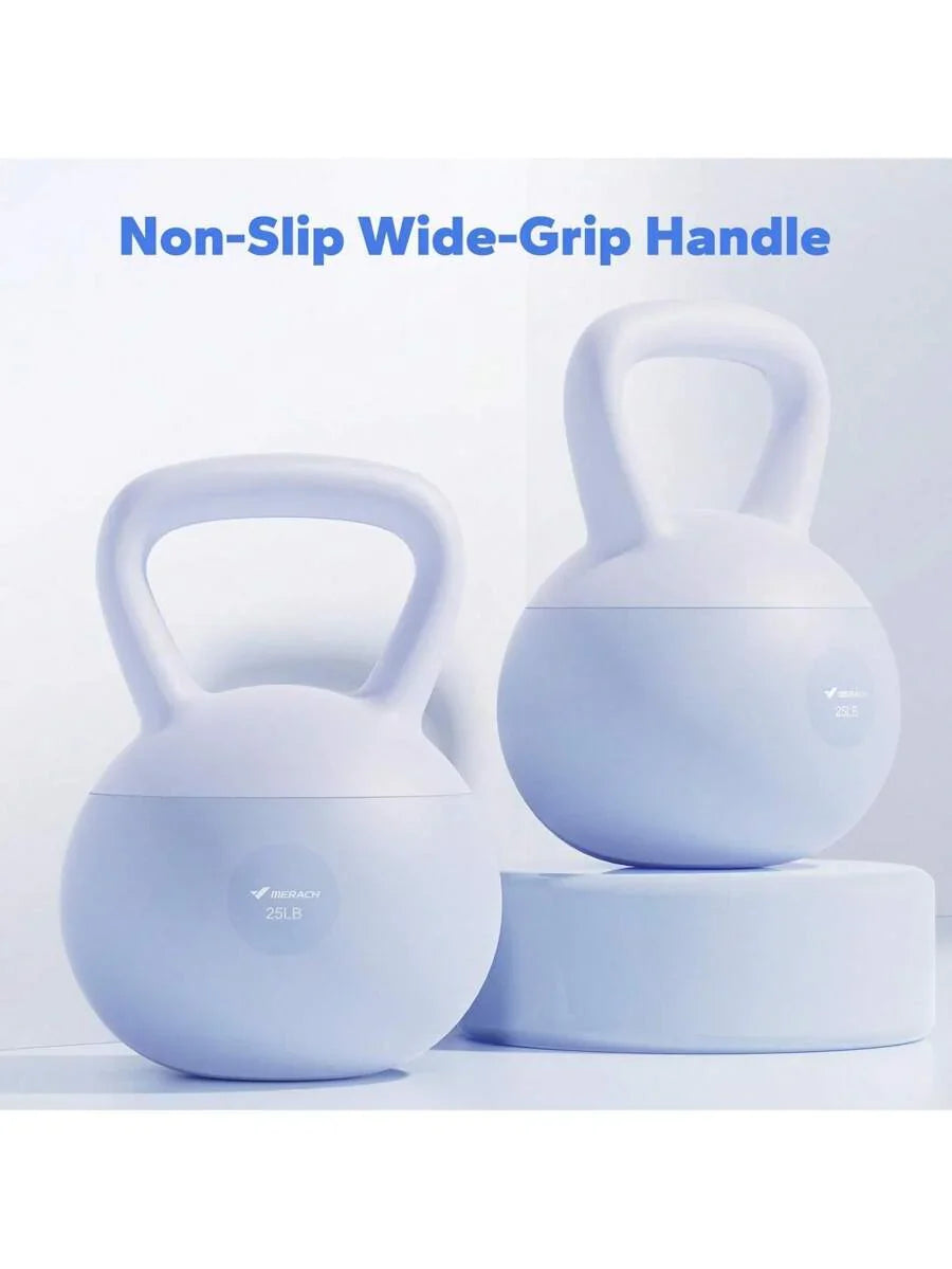 MERACH Soft Kettlebell, Non-Slip Wide-Grip Handle