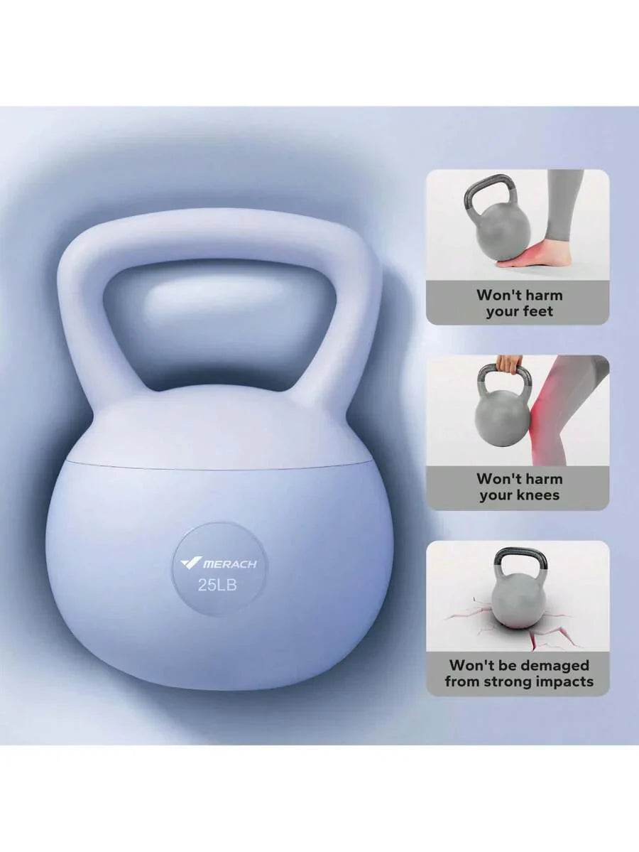 MERACH Soft Kettlebell, Non-Slip Wide-Grip Handle