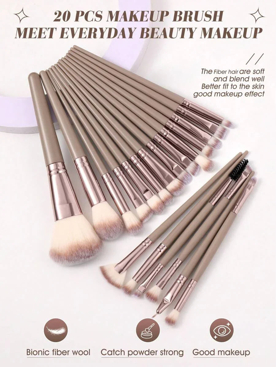 43pcs Makeup Brush Set, Including Eyeshadow Brush