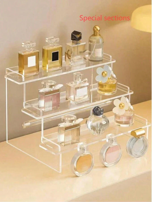 1pc Acrylic Cosmetic Storage Rack
