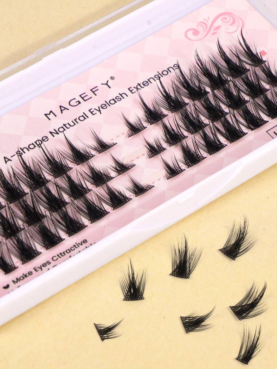 MAGEFY Curl Manga DIY Extended Tail Cross Fox Eyelashes Cluster