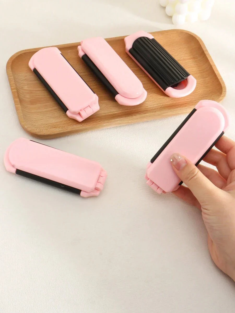 X Milania 1pc Foldable Comb - Cream Color