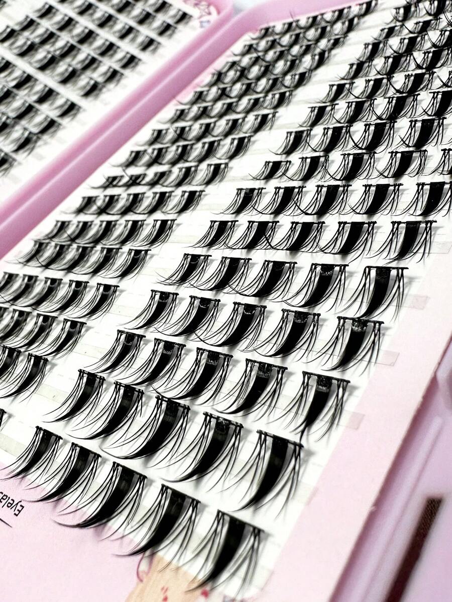 32pcs/10pcs C-Curl Flirty Fairy False Eyelash Clusters