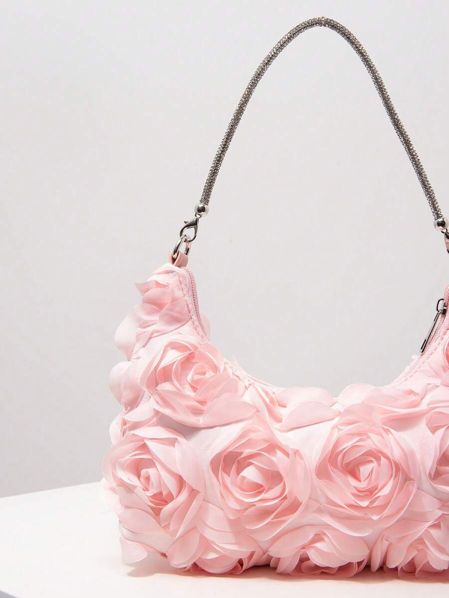 Random Pattern Shoulder Bag, Sequin Bag