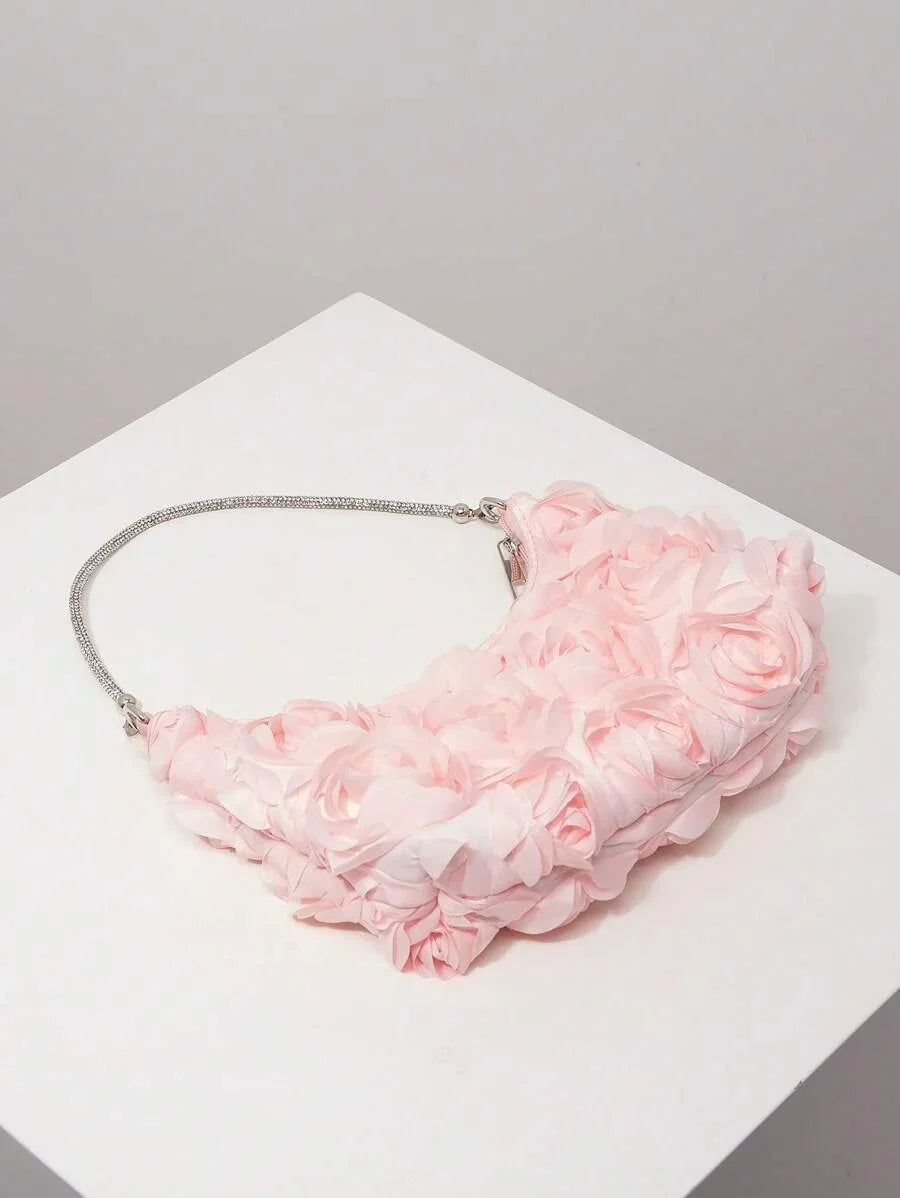 Random Pattern Shoulder Bag, Sequin Bag