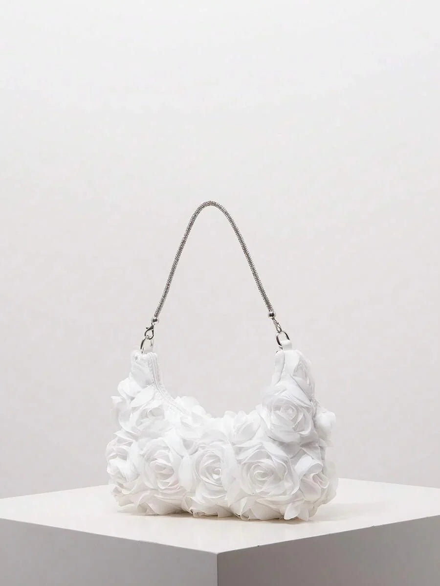 Random Pattern Shoulder Bag, Sequin Bag