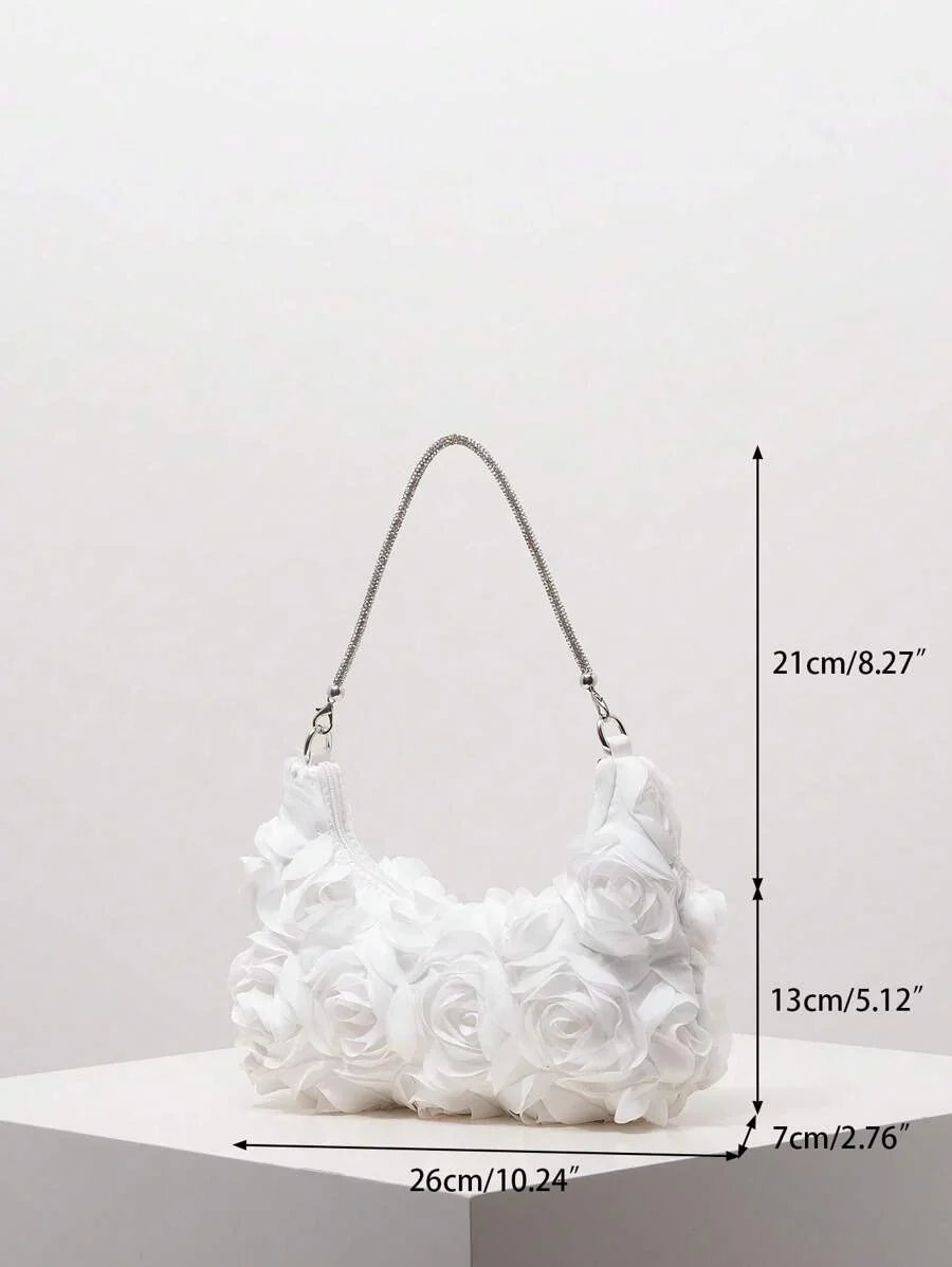 Random Pattern Shoulder Bag, Sequin Bag