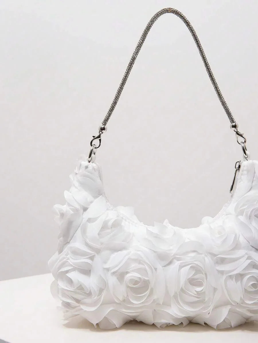 Random Pattern Shoulder Bag, Sequin Bag